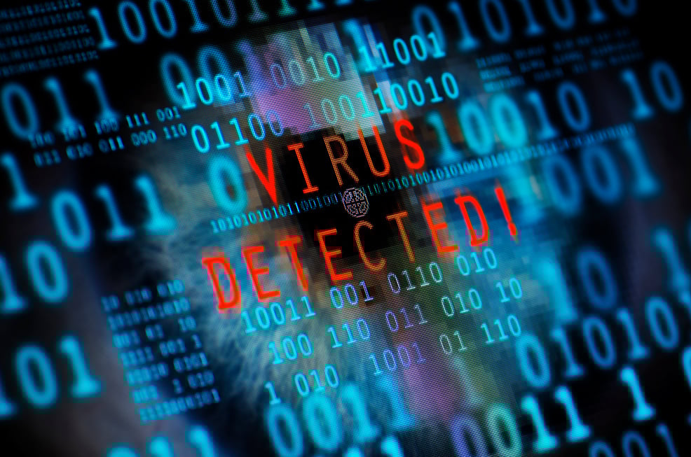 Computer Virus Background
